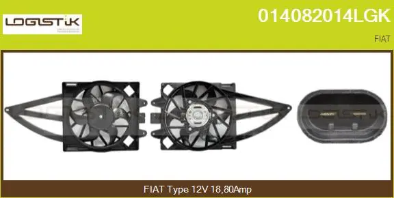 Electric Motor, radiator fan (014082014LGK)