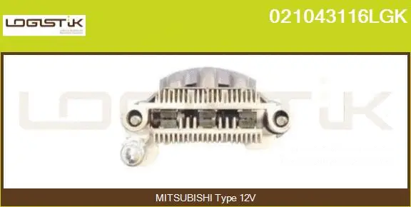 Rectifier, alternator (021043116LGK)