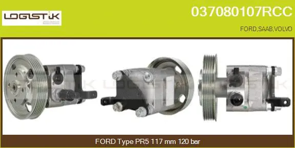 Hydraulic Pump, steering (037080107RCC)