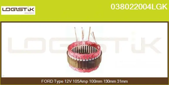 Stator, alternator (038022004LGK)