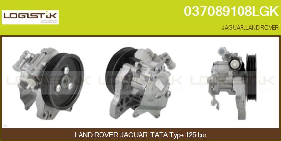 Hydraulic Pump, steering (037089108LGK)