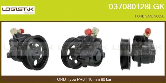 Hydraulic Pump, steering (037080128LGK)