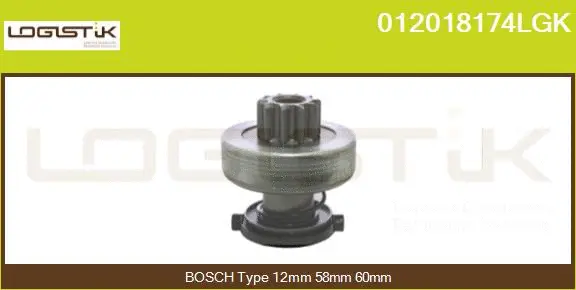 Pinion, starter (012018174LGK)