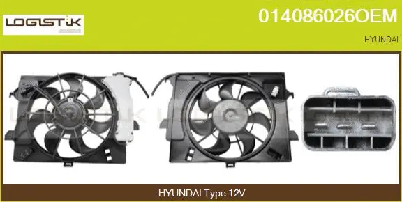 Electric Motor, radiator fan (014086026OEM)