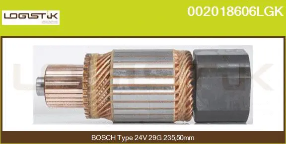 Armature, starter (002018606LGK)