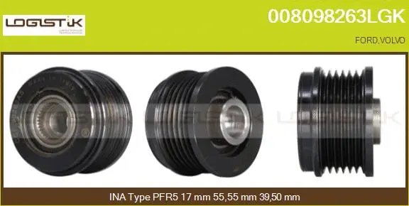 Belt Pulley, alternator (008098263LGK)