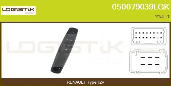 Switch, window regulator (050079039LGK)