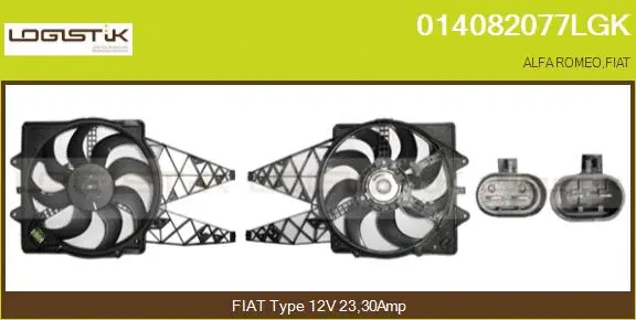 Electric Motor, radiator fan (014082077LGK)