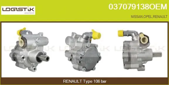 Hydraulic Pump, steering (037079138OEM)