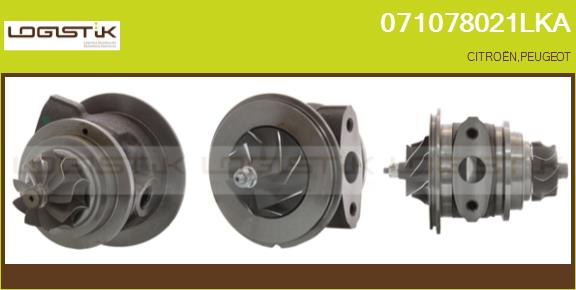 Core assembly, turbocharger (071078021LKA)