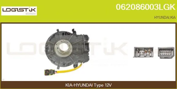 Clockspring, airbag (062086003LGK)