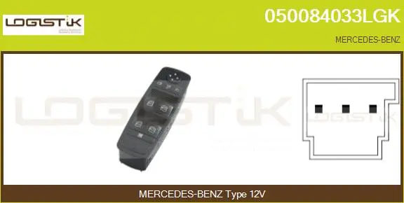 Switch, window regulator (050084033LGK)