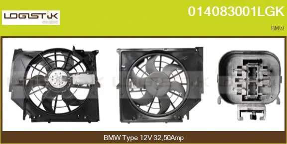 Electric Motor, radiator fan (014083001LGK)