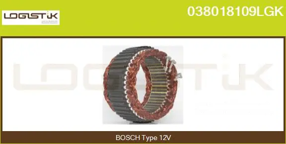 Stator, alternator (038018109LGK)
