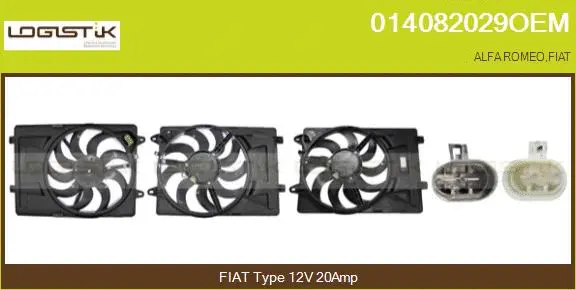 Electric Motor, radiator fan (014082029OEM)