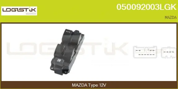 Switch, window regulator (050092003LGK)