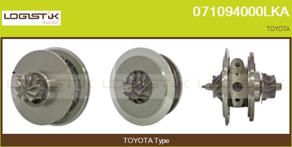 Core assembly, turbocharger (071094000LKA)