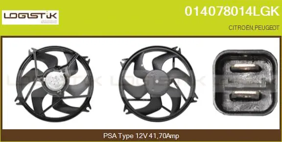 Electric Motor, radiator fan (014078014LGK)