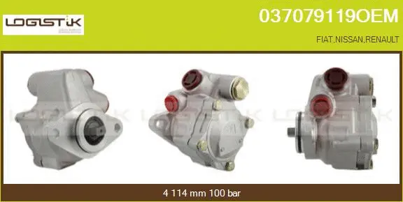 Hydraulic Pump, steering (037079119OEM)