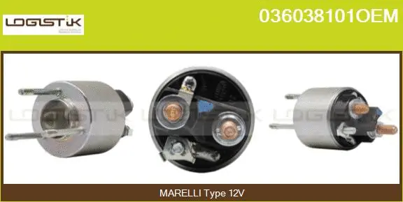 Solenoid Switch, starter (036038101OEM)