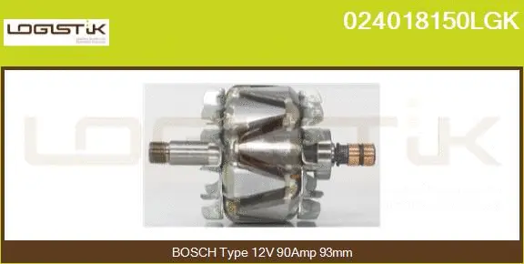 Rotor, alternator (024018150LGK)