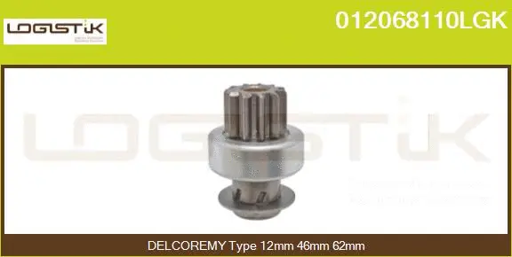 Pinion, starter (012068110LGK)