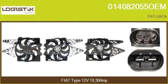 Electric Motor, radiator fan (014082055OEM)