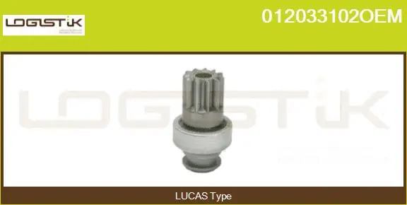 Pinion, starter (012033102OEM)