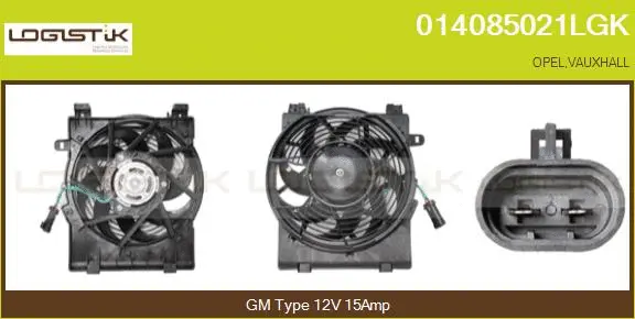 Electric Motor, radiator fan (014085021LGK)