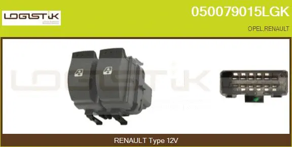 Switch, window regulator (050079015LGK)