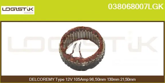 Stator, alternator (038068007LGK)