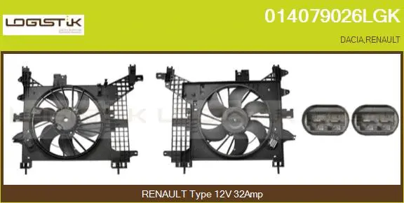 Electric Motor, radiator fan (014079026LGK)