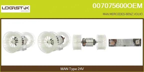 Interior Blower (007075600OEM)