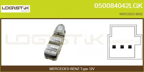 Switch, window regulator (050084042LGK)