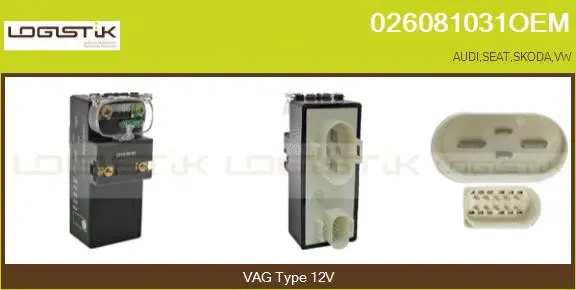 Control Unit, air conditioning (026081031OEM)
