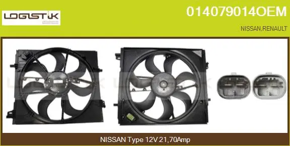 Electric Motor, radiator fan (014079014OEM)
