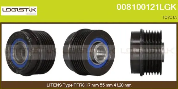 Belt Pulley, alternator (008100121LGK)