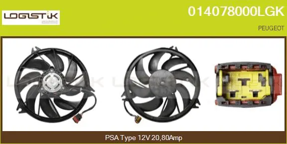 Electric Motor, radiator fan (014078000LGK)