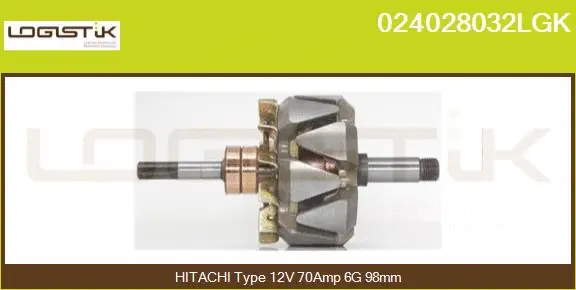 Rotor, alternator (024028032LGK)