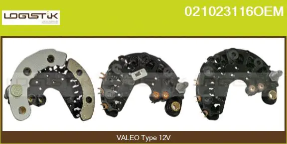 Rectifier, alternator (021023116OEM)