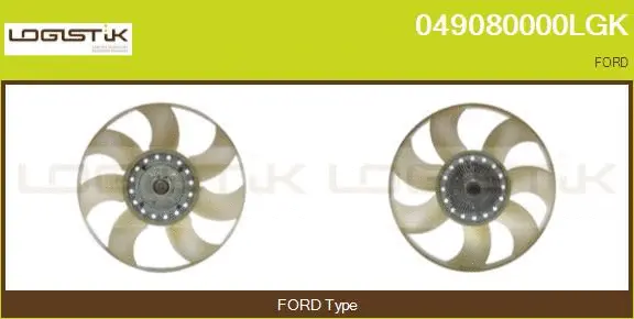 Clutch, radiator fan (049080000LGK)