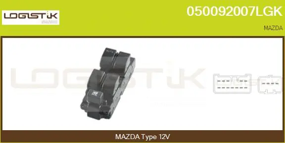 Switch, window regulator (050092007LGK)