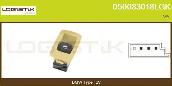Switch, window regulator (050083018LGK)