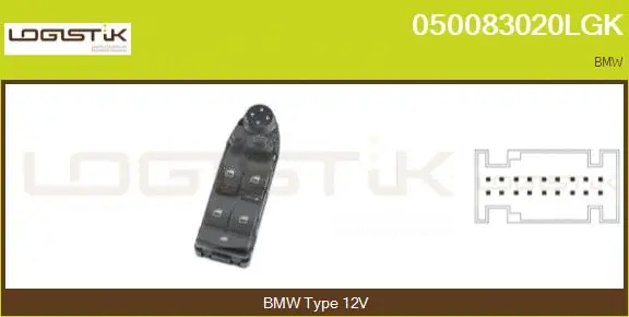 Switch, window regulator (050083020LGK)