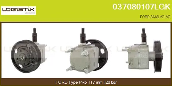 Hydraulic Pump, steering (037080107LGK)