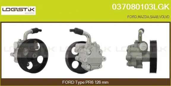 Hydraulic Pump, steering (037080103LGK)