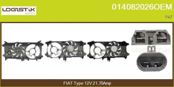 Electric Motor, radiator fan (014082026OEM)