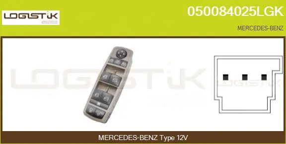 Switch, window regulator (050084025LGK)