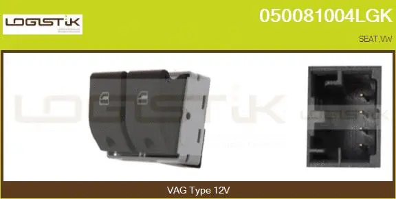 Switch, window regulator (050081004LGK)