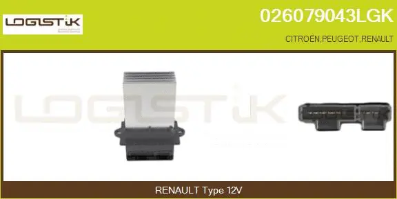 Resistor, interior blower (026079043LGK)